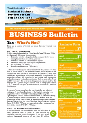 Business Bulletin: Autumn 2017